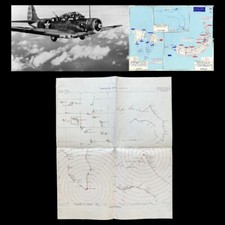 RARE WWII Marshall Islands 1943 CONFIDENTIAL Kwajalein Island US Target Air Map picture