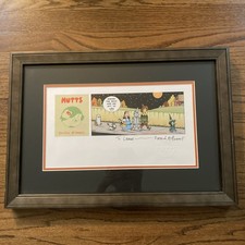 Mutts By Patrick McDonnell Collector’s Print Framed Mutts Comic 15x21” HALLOWEEN picture