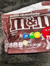 NEW Extremely Rare Albino MNM, share size bag. Regular milk chocolate mnm. picture
