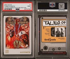 G.A.S. Trading Card x Verzuz Three 6 Mafia/Bone Thugs White Platinum /10 PSA 9’s picture