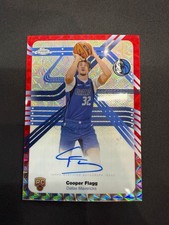2025-26 Topps Chrome Cooper Flagg Next Stop RC Green Refractor Auto /5 picture