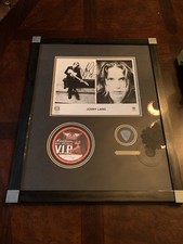 JONNY LANG 97 LIE TO ME CD TOUR AUTOGRAPHED SIGNED PHOTO PASS & STAGE USED PICK picture