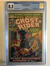 Marvel Spotlight #5 CGC 8.5 1972 1st app and origin Ghost Rider picture