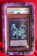 YU-GI-OH BLTR-BATTLES OF LEGEND: TERMINAL REVENGE DRAGON MASTER MAGIA PSA 10 picture