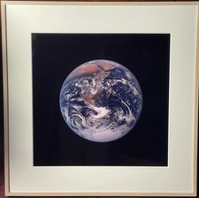 Original NASA Large Dye Transfer Print The Blue Marble Apollo 17 1972 Dennis Ivy picture