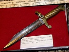 Snell knife bayonet MFG 1855 for the Mod 1841 rifles RARE only 1646 made picture
