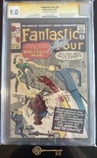Fantastic Four #20 CGC 9.0 Signed Stan Lee - 1st Molecule Man (Owen Reece) RARE picture