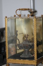 A PRIMITIVE BRONZE LAMP BEARS OF THE CENTURIES OLD SANDS/ NOT A COPY picture