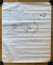 Patrick McDonnell 32x27 ORIGINAL ART Mutts Mooch sock SIGNED SKETCH AUTOGRAPHED picture