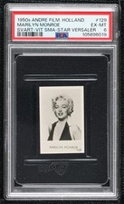1950s Anonymous Biscuit-Style Gray Nameplate Marilyn Monroe #129 PSA 6 11bd picture