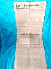 The Week, Igualada, First Issue Of This Publication And Number 11, 1931 picture