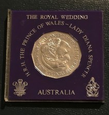 1981 Royal Wedding Cent with The Case and Certificated In Mint Condition picture