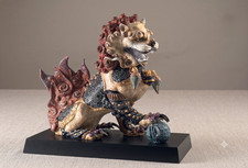 Lladro Guardian Lion Sculpture. Red. Limited Edition 01001993 picture