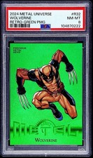 2024 Marvel WOLVERINE Retro PMG GREEN 💎 /10 💎 PRECIOUS METAL GEMS 🔥 PSA 8  picture