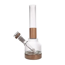 MJ Arsenal Palisade Water Pipe Alpine Series Bong Smoking Bubbler Bowl Stem Wood picture