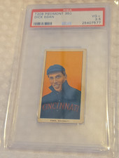1909-11 T206 Dick Egan Piedmont 350 PSA 3.5 VG+ Cincinnati Reds Tobacco Vintage picture