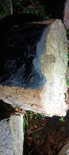 petrified wood its a boulder id say 2 ft by 2 1/2 ft not sure the weight picture
