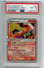 2004 Fire Red Leaf Green Charizard ex 105/112 (PSA 8) picture