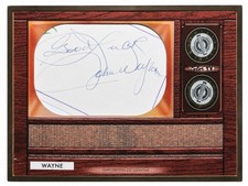 John Wayne Signed Auto 2020 Bowman Transcendent 1/1 1955 Bowman Card Topps picture