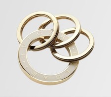 BVLGARI Metal Ring Key Chain Set Unused Gift Jewelry Italy picture