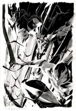 KERON GRANT DC COMICS IMMORTAL LEGEND BATMAN COVER ORIGINAL ART picture