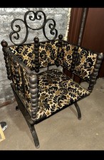 Italian Mid Century Modern Abacus Ironside Armchairs Parlor Chairs Pair Amazing picture