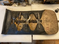 WW1 USA TOOL ROLL MILITARY ARMOURER LEATHER VINTAGE WW2 ARMY TOOLS MIX JEEP picture