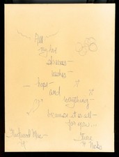 Stevie Nicks ~ Signed Autographed Envelope Beautiful Inscription ~ PSA DNA picture