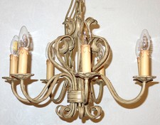 High Quality Koch and Söhne Art Wrought Iron Ceiling Lamp 7 Burner picture