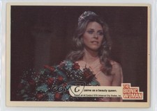 1976 Donruss The Bionic Woman Jaime Sommers Lindsay Wagner as a beauty queen 0ad picture