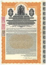 Rheinelbe Union Gelsenkirchen Mining Corporation 7% $1000 German Uncancelled B picture