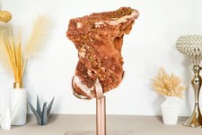 Extraordinary X-Large Sugar Coated Red Amethyst Geode with Red Amethyst Druzy - picture