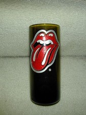 1 ROLLING STONES STICKY FINGERS WINE BOTTLE GLASS RED 982 OF 1000 1 OF A KIND picture