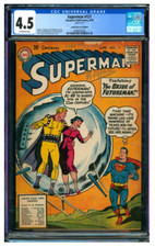 1958 DC SUPERMAN #1 & #121 CGC 4.5 1 OF 1 1ST SUPERMAN IN THE PHILIPPINES RARE picture