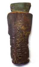 Rare Ancient Native American Jadite/Jade and Bone Alaskan Artifact Tool picture