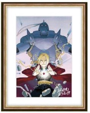 Fullmetal Alchemist Art Board 20th Reproduction Original Picture Autographed picture