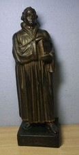 Antique Pottery Martin Luther Statue R. Uffrecht 1858 #  picture