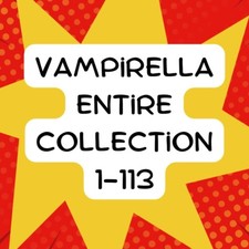 Warren Publishing vampirella comic book lot (1-113) picture