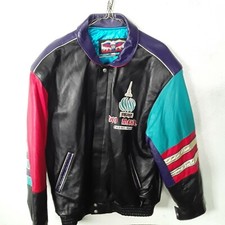 *RARE* TRUMP Taj Mahal Leather Jacket - L *Special Edition* Jeff Hamilton 1992 picture