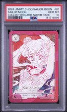 [PSA 10] Super Rare Serial No. 15 Jimmy Choo x Sailor Moon Card rainbow HORO picture