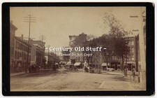 1892-93 Norwich, CT - Antique Photo of Franklin Square, Stores, Buildings picture