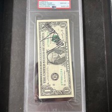 Donald Trump Signed Dollar Bill PSA/DNA Slabbed Auto Grade 10 President picture