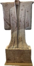 UTAH ALABASTER 42” T SCULPTURE ON STAND ASIAN/NATIVE AMERICAN CLIFFORD FRAGUA picture