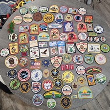 RARE Vintage lot of 83 pc CUB BOY EAGLE SCOUTS (BSA) patches, badges, staff pins picture