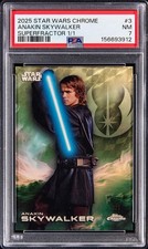 2025 Topps Chrome Star Wars SuperFractor #3 Anakin Skywalker 1/1 Darth Vader picture