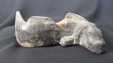 X-RARE NW Coast Shaman's Eel Totem Pipe 1800s WA picture