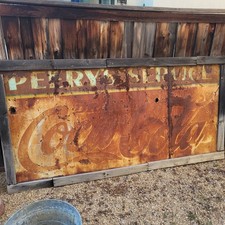 Rare 1935 Drink Coca-Cola Sign Tin