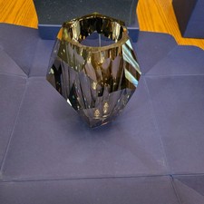 Swarovski Silex Vase - Satin.  Huge Vase - 14LBS # 892 541 Retired MIB picture