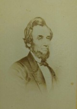 ABRAHAM LINCOLN ☆ BEFORE PRESIDENCY ☆ 1850s old CDV photo ☆ EXTREMLEY RARE picture