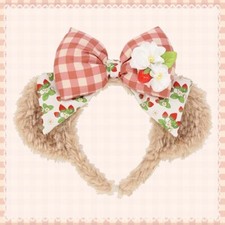 Tokyo Disney Sea Duffy Heartfelt Strawberry Gift Shellie May headband USED picture